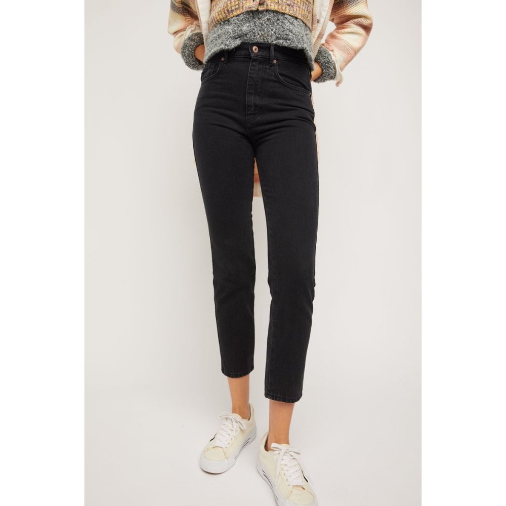 NWT Free People Stovepipe Jean / Black Out